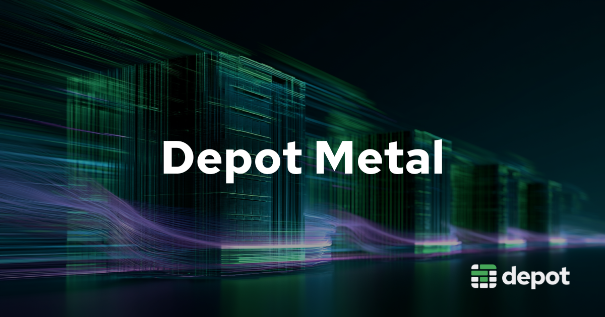 Announcing Depot Metal banner