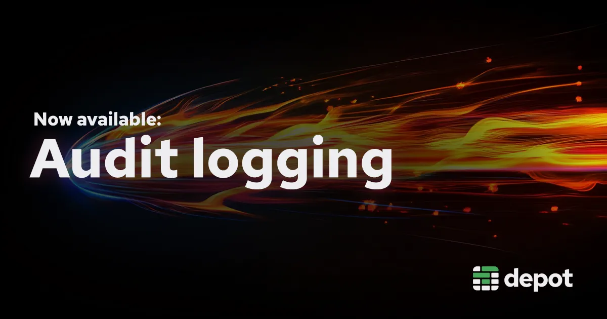Now available: Audit logging for improved security banner