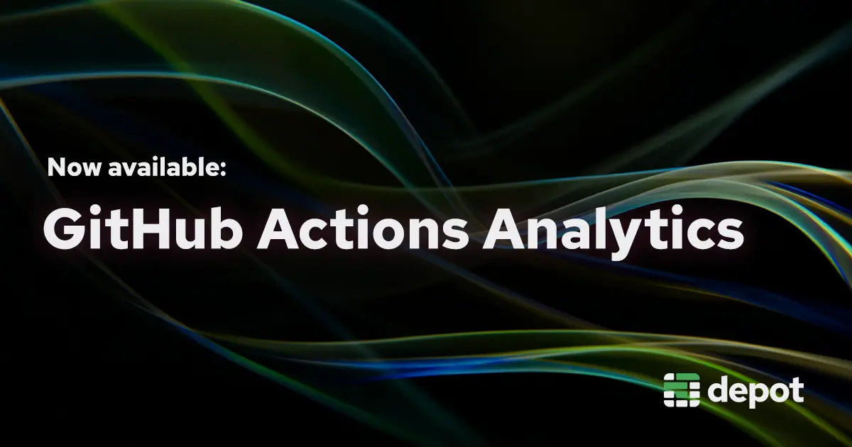 Now available: GitHub Actions analytics banner