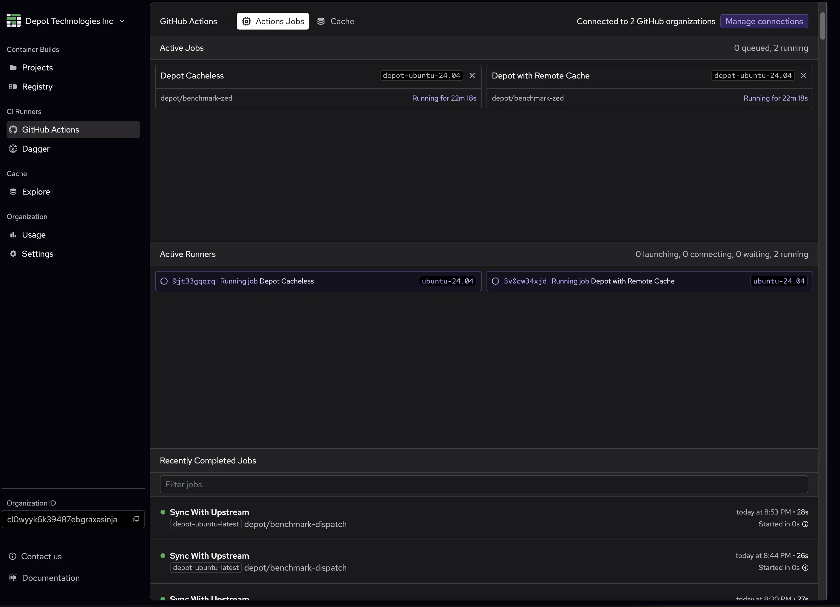 GHA to view the link that will take to the job details page