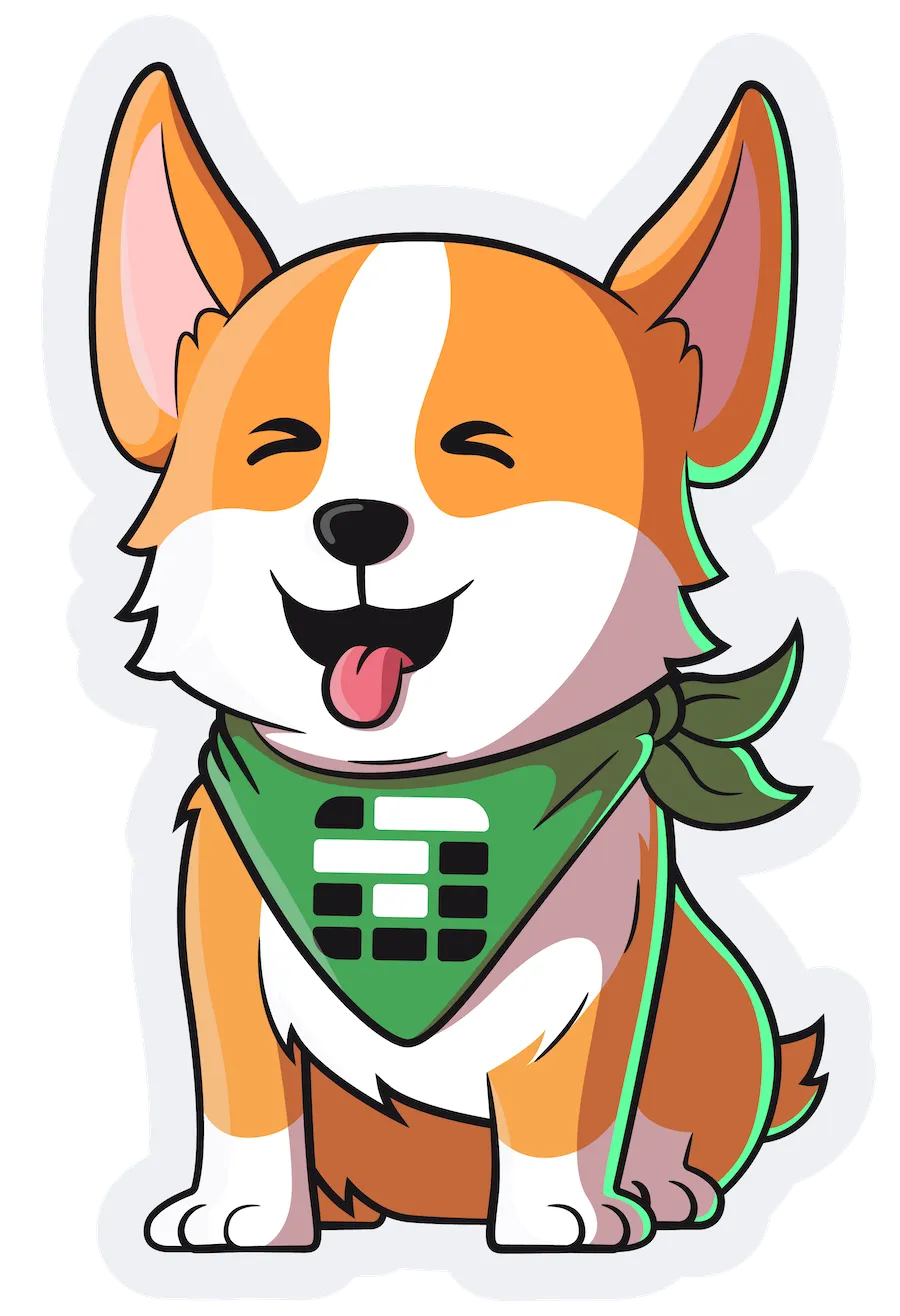 Sherlock the Corgi sticker image